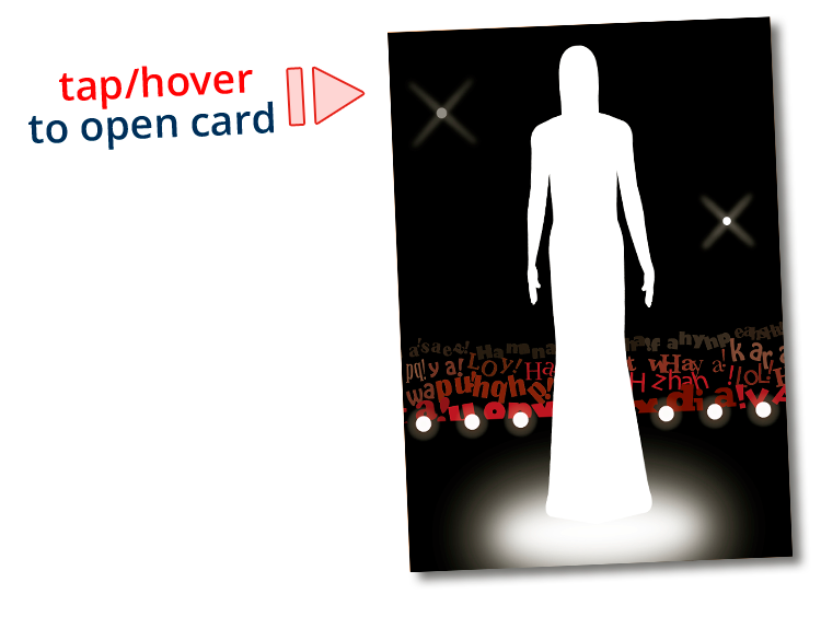 Carrie Interactive Card Front £4.99